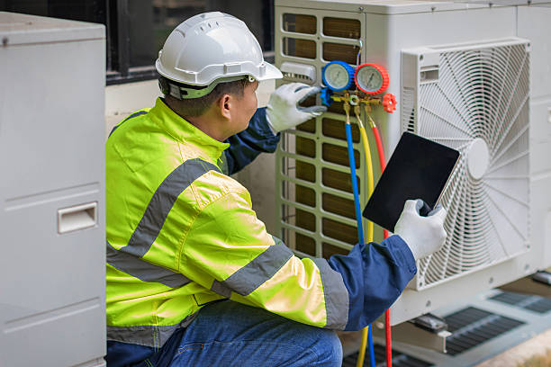 Professional Air Duct Cleaning technician working in New Knoxville, OH